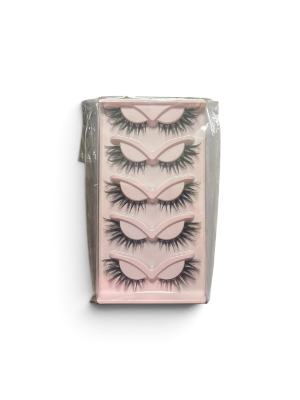 Cat Eye False Eyelashes 5 Set Black